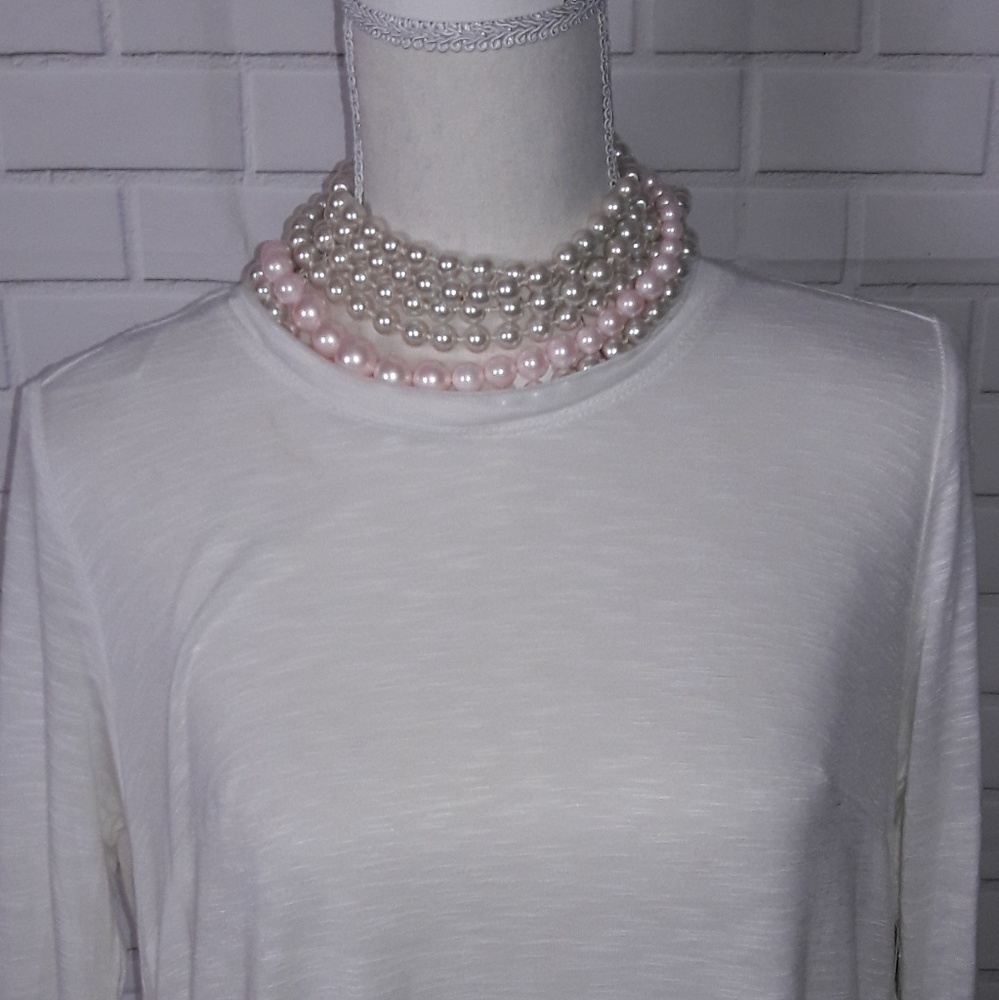 NWT Melissa McCarthy white tunic - Picture 4 of 8